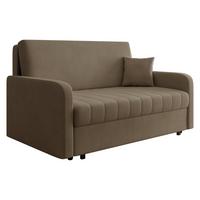 SCHLAFSOFA Viva Silk IV - Schwarz/Braun, Holz/Textil (172/85/98cm) - MIRJAN24