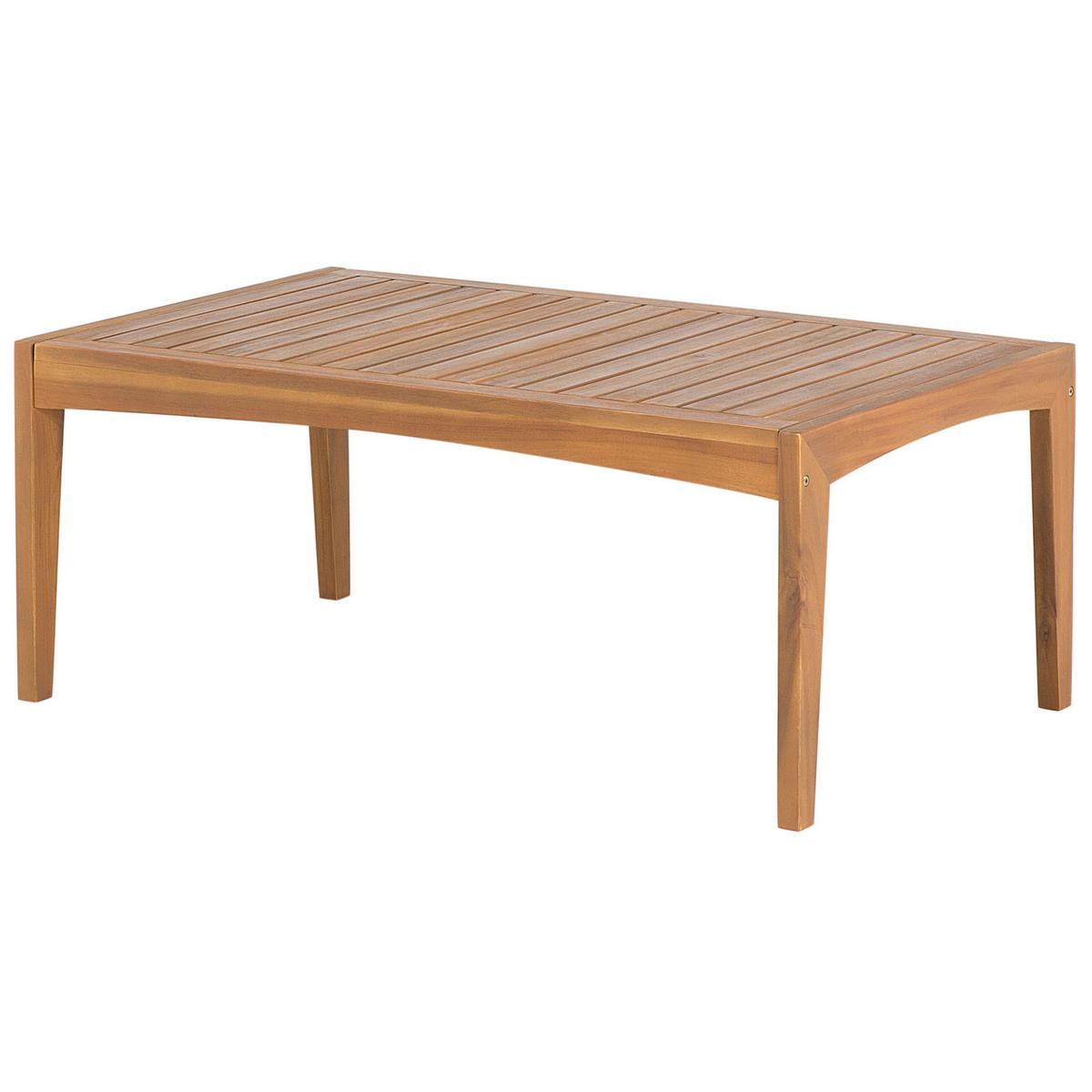GARTEN-LOUNGE-SET 7-Sitzer zertifiziertes Holz hellgrau Auflagen grau Pataja - Hellgrau, Holz - Beliani