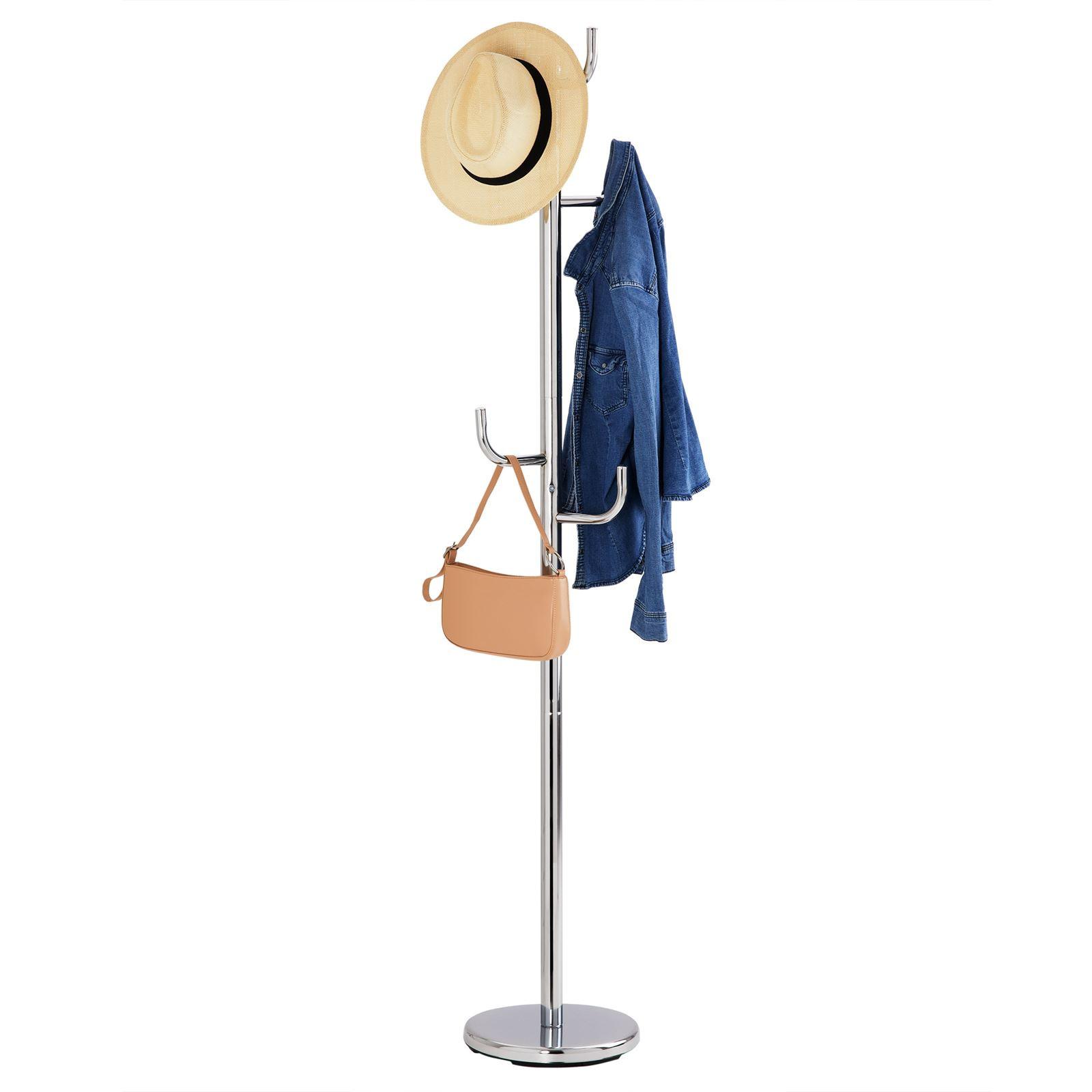 KLEIDERSTÄNDER MILA chrom - Chromfarben, Metall (30/174/30cm) - IDIMEX