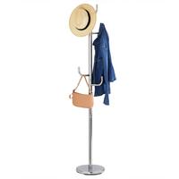 KLEIDERSTÄNDER MILA chrom - Chromfarben, Metall (30/174/30cm) - IDIMEX