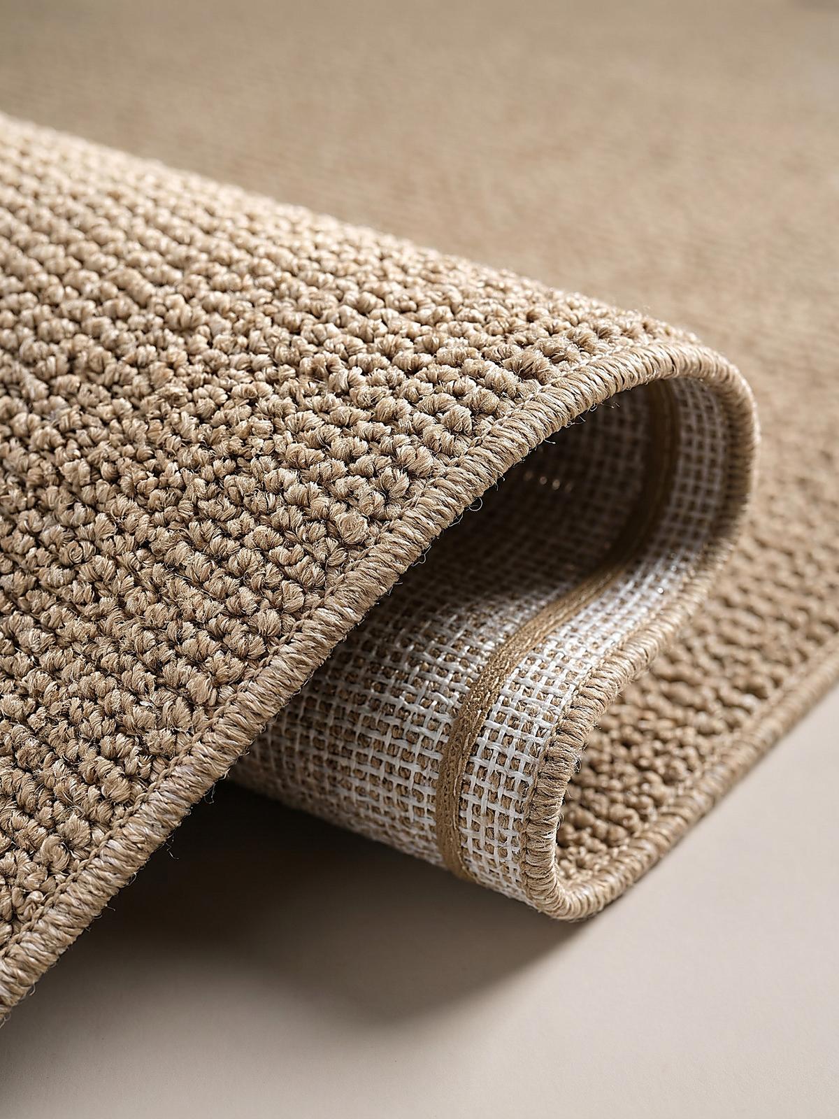 TEPPICHLÄUFER Uni TOCE Polypropylen Natur 80 x 150 cm - Beige, Textil (80/150cm) - KADIMA DESIGN