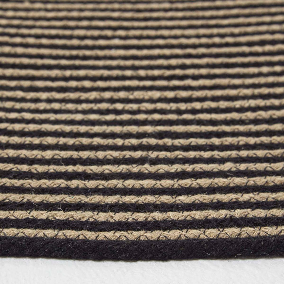 TEPPICH Spirale geflochten rund 200 cm - Braun, Textil (200/200cm) - Homescapes