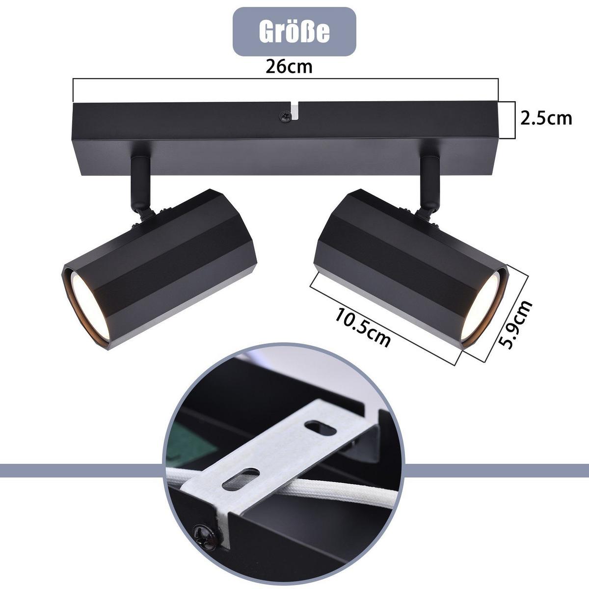 STRAHLER Dankbarkeit 2-flammig 26/11/3 cm - Schwarz, Metall (26/11/3cm) - ZMH