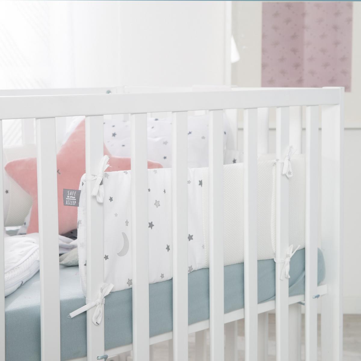 NESTCHEN Sternenzauber grau Easy Air 'safe asleep' - Weiß/Grau, Textil (170/4cm) - Roba