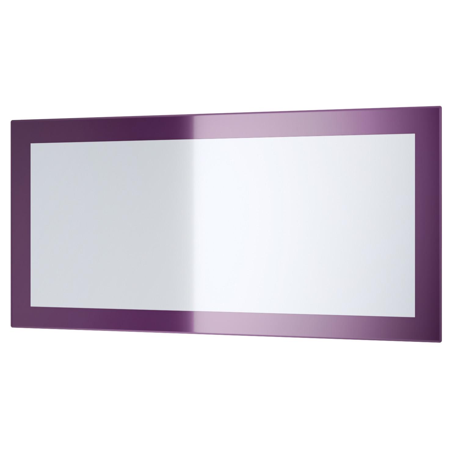SPIEGEL Lima Brombeer Hochglanz - Brombeere, Holzwerkstoff (89/45/2cm) - Vladon