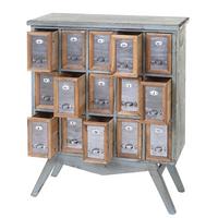 APOTHEKER-SCHRANK Multicolor - Multicolor, Holz (73/94/32cm) - MCW