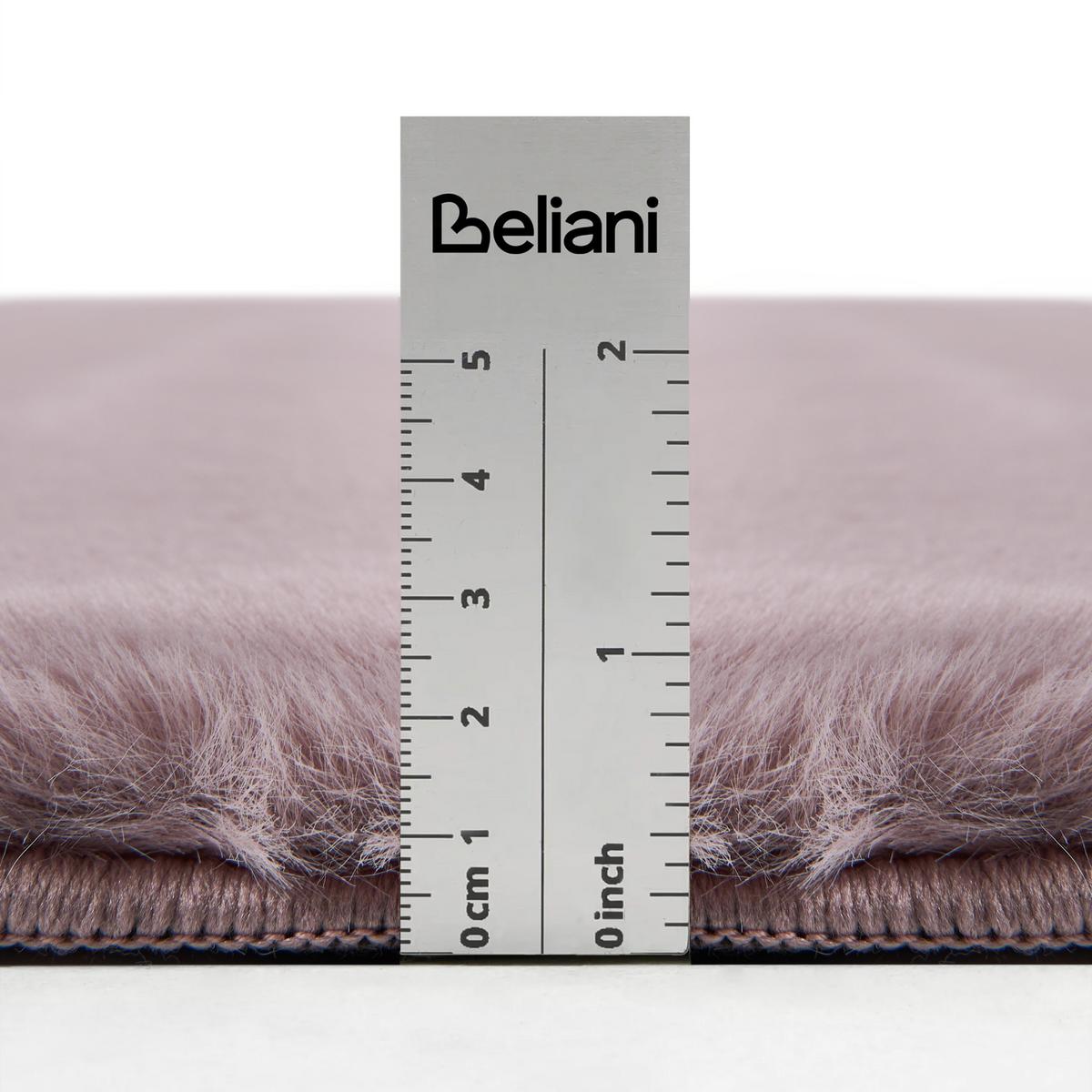 TEPPICH Hellviolett 80/300 cm Dawa - Violett, Kunststoff (80/300cm) - Beliani