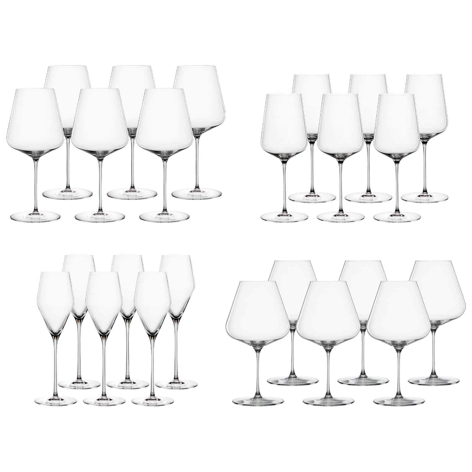 WEIN- UND CHAMPAGNERGLÄSER Definition transparent 24-tlg. - Transparent, Glas - Spiegelau