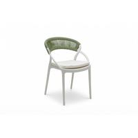GARTENSTUHL KISO Grün Kunststoff Stapelbar (1er-Set) - Grün, Kunststoff (54/79/58cm) - KAWOLA