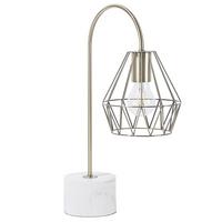 TISCHLAMPE Mooni 35/13/50 cm - Messingfarben, Metall (35/13/50cm) - Beliani