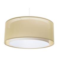 HÄNGELEUCHTE Pastell 60/22 cm - Beige/Weiß, Kunststoff (60/1.5/22cm) - ONZENO