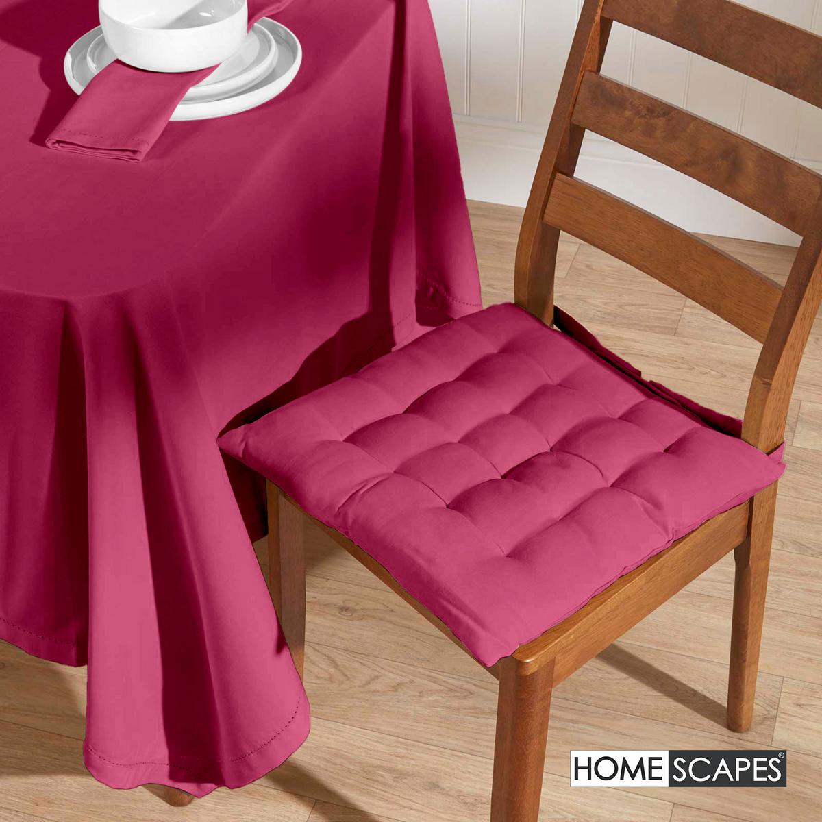 TISCHDECKE weinrot rund 178 cm, 100% Baumwolle - Weinrot, Textil (178/178cm) - Homescapes