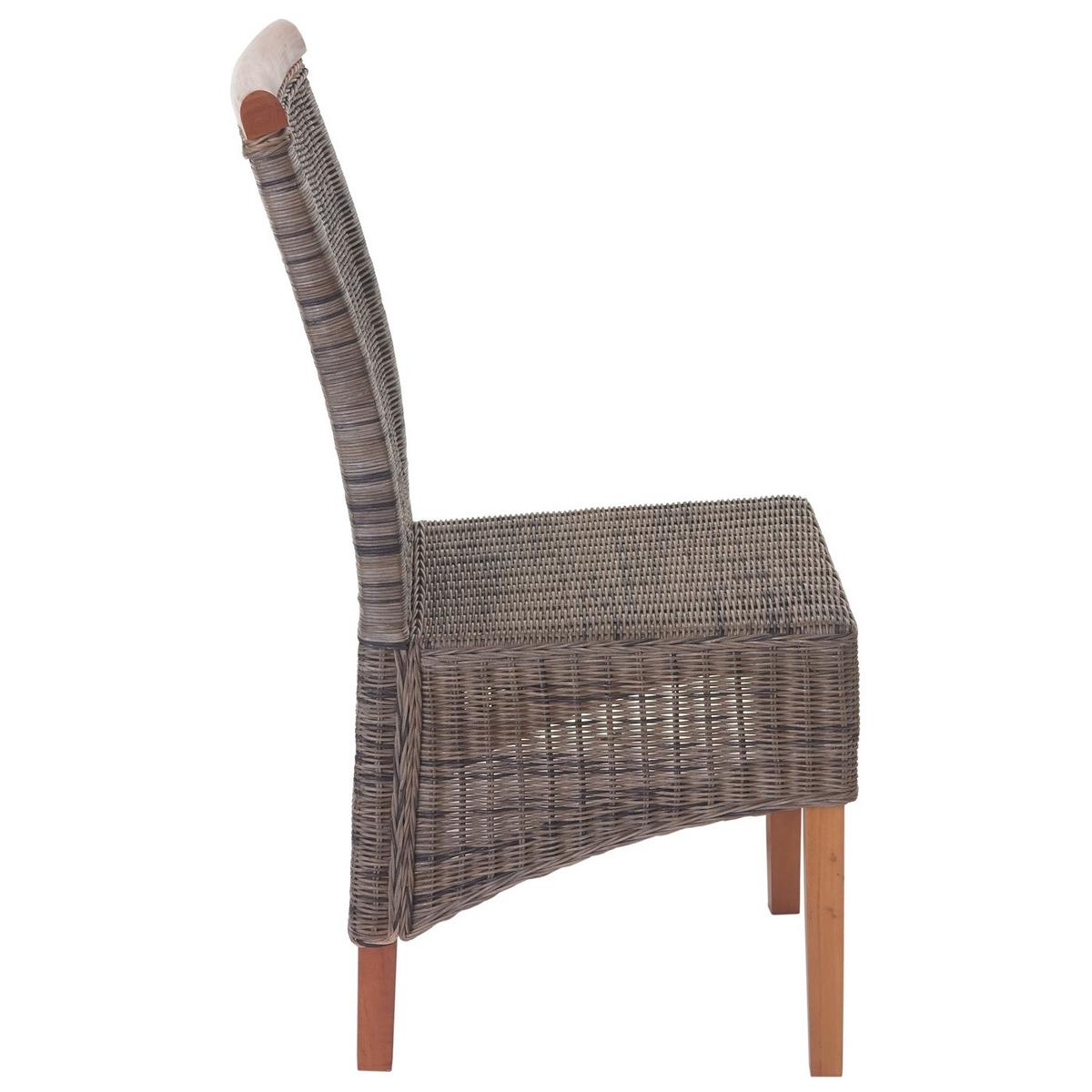 ESSZIMMERSTUHL Braun 6er-Set - Graubraun/Braun, Holz (46/97/59cm) - MCW