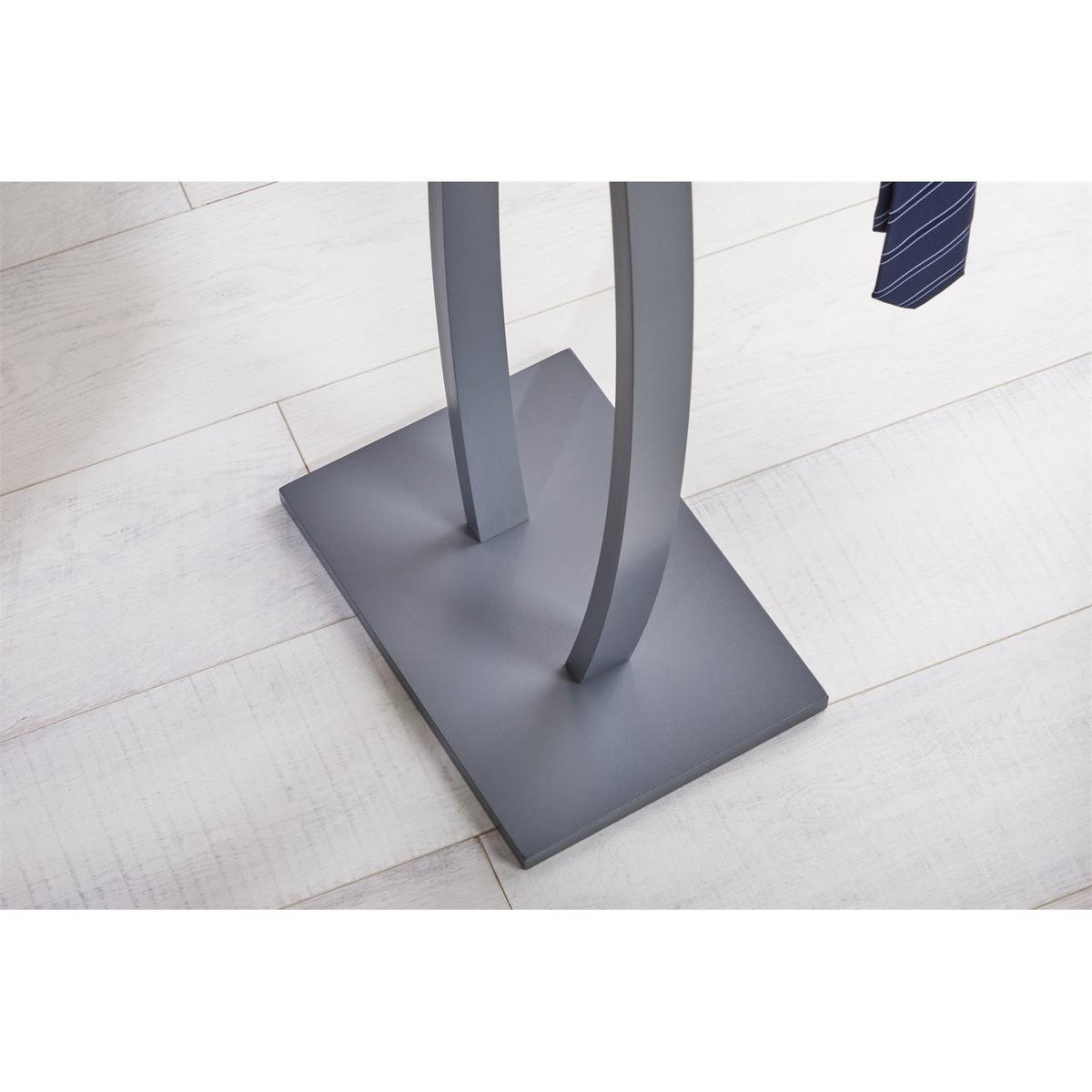 HERRENDIENER ROBIN grau - Grau, Holz (45/117/34cm) - IDIMEX