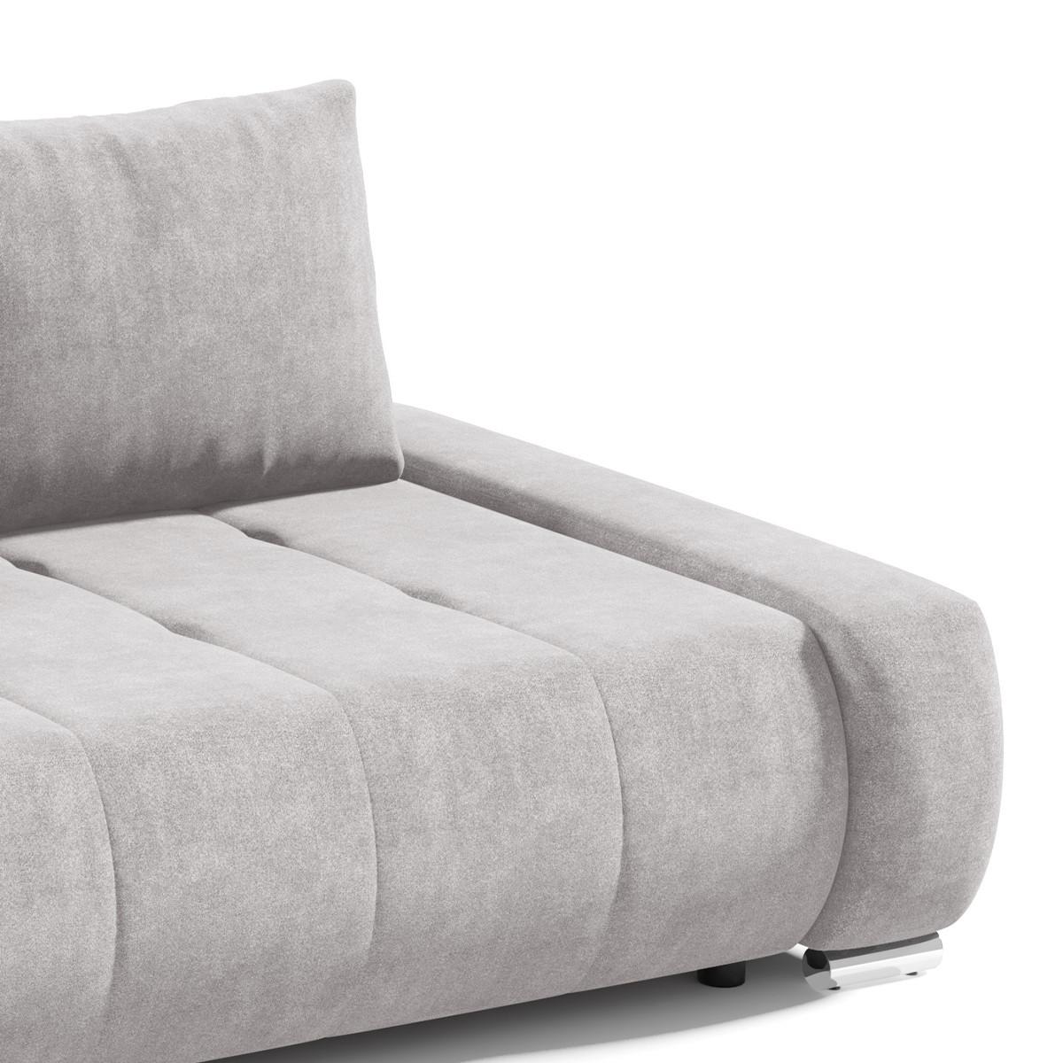 SCHLAFSOFA Jonas 3 Sitzplätze Grau - Hellgrau, Holzwerkstoff (240/85/110cm) - Petits-meubles