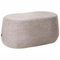 POLSTERBANK Taupe Ashton - Taupe, Textil (100/44/60cm) - Beliani