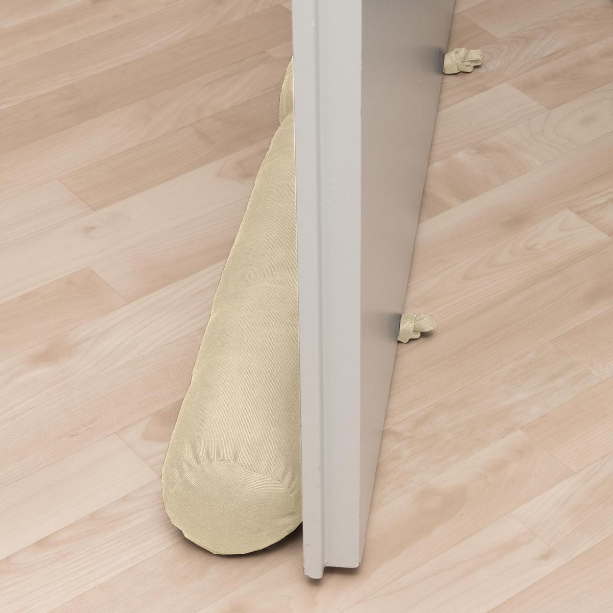 ZUGLUFSTOPPER Viento 10x100cm Creme (2tlg) - Creme, Textil (10/100cm) - Beautissu 