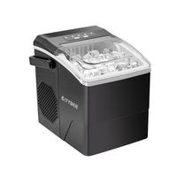 EISWÜRFELMASCHINE Kühleis 1.3 L - Schwarz, Kunststoff (29.6/28.9/23.8cm) - Nettlife