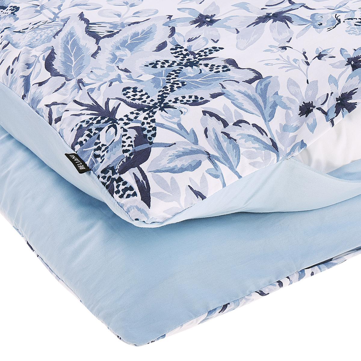 BETTWÄSCHE SET Ballard 135x200 cm - Blau, Textil (135/200cm) - Beliani