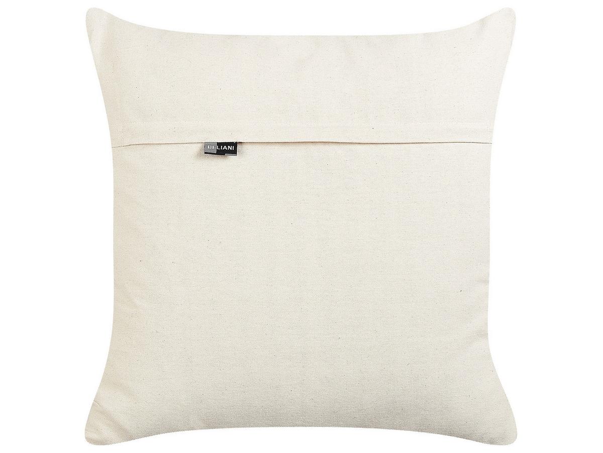 DEKOKISSEN Beige 50/50 cm Khora - Beige, Naturmaterialien/Textil (50/50cm) - Beliani