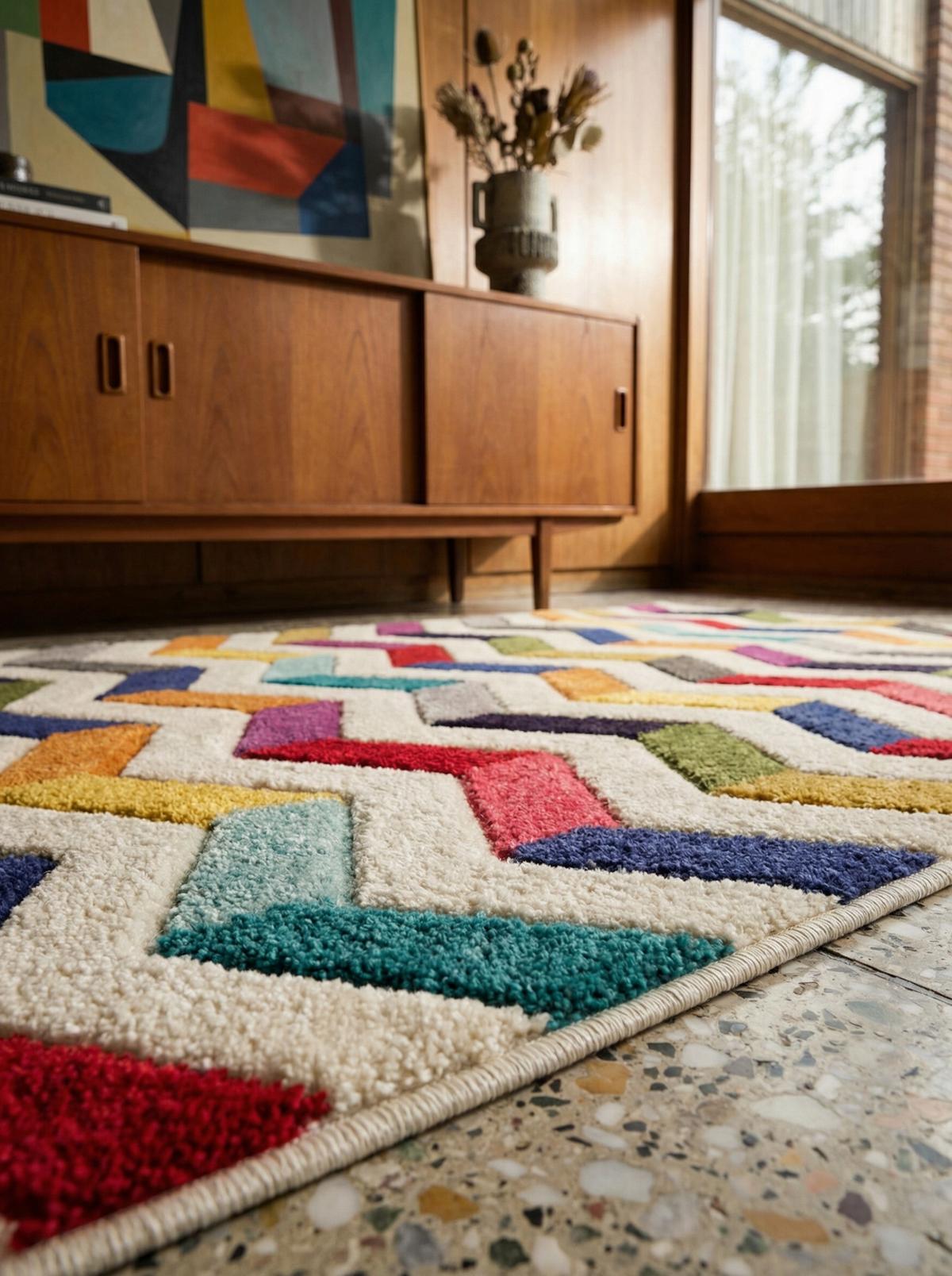 TEPPICH MEON, geometrisch, Bunt, 160 x 230 cm - Multicolor, Textil (230/160cm) - KADIMA DESIGN