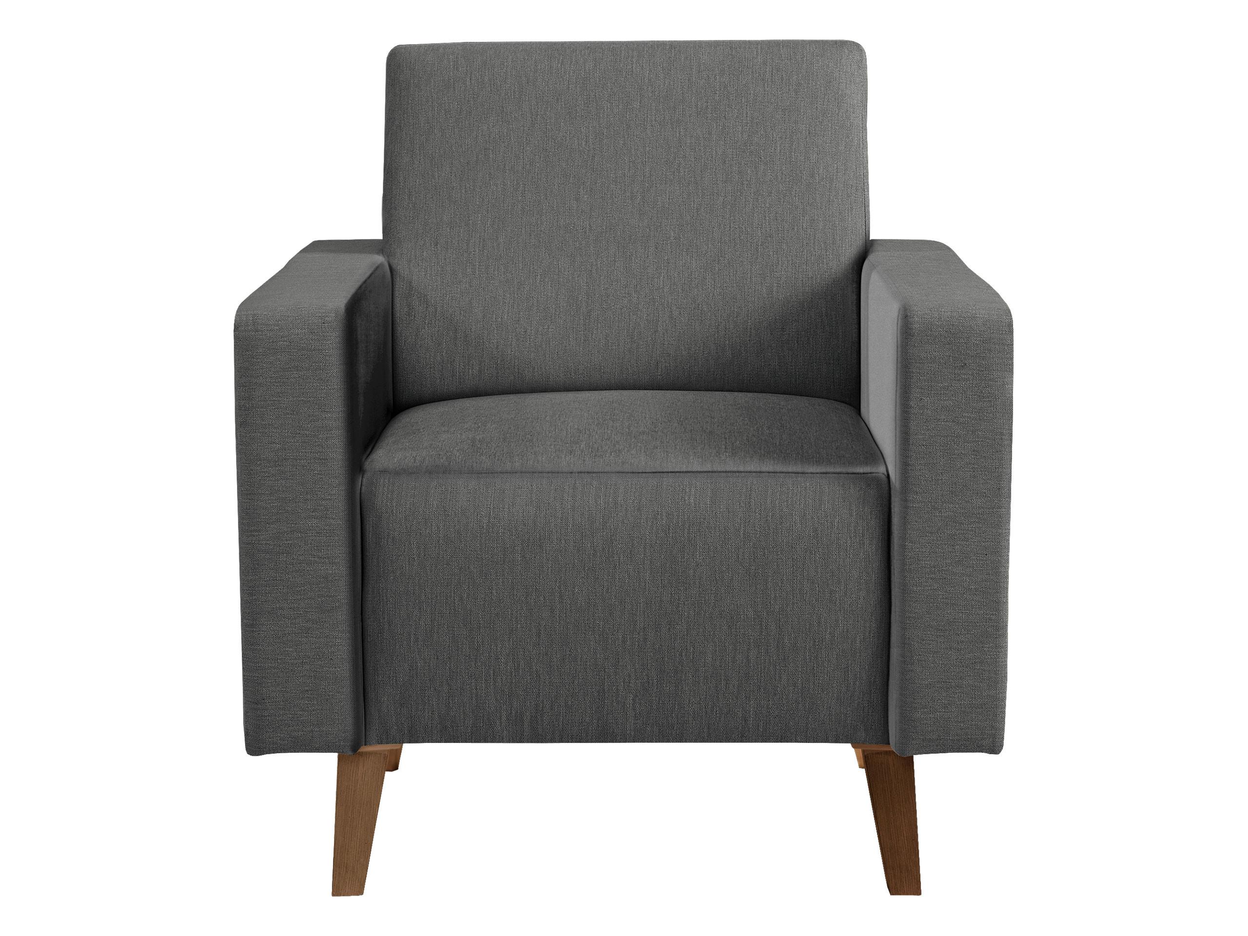 SESSEL Oviedo - Grau, Holz/Kunststoff (75/80/75cm) - MIRJAN24