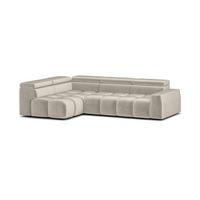 ECKSOFA Darcy - Beige, Holzwerkstoff/Textil (305/210cm) - Fun Möbel