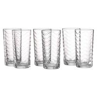 LONGDRINKGLÄSER WAVE transparent 250 ml 6er Set - Transparent, Glas (0.25L) - Ritzenhoff Breker