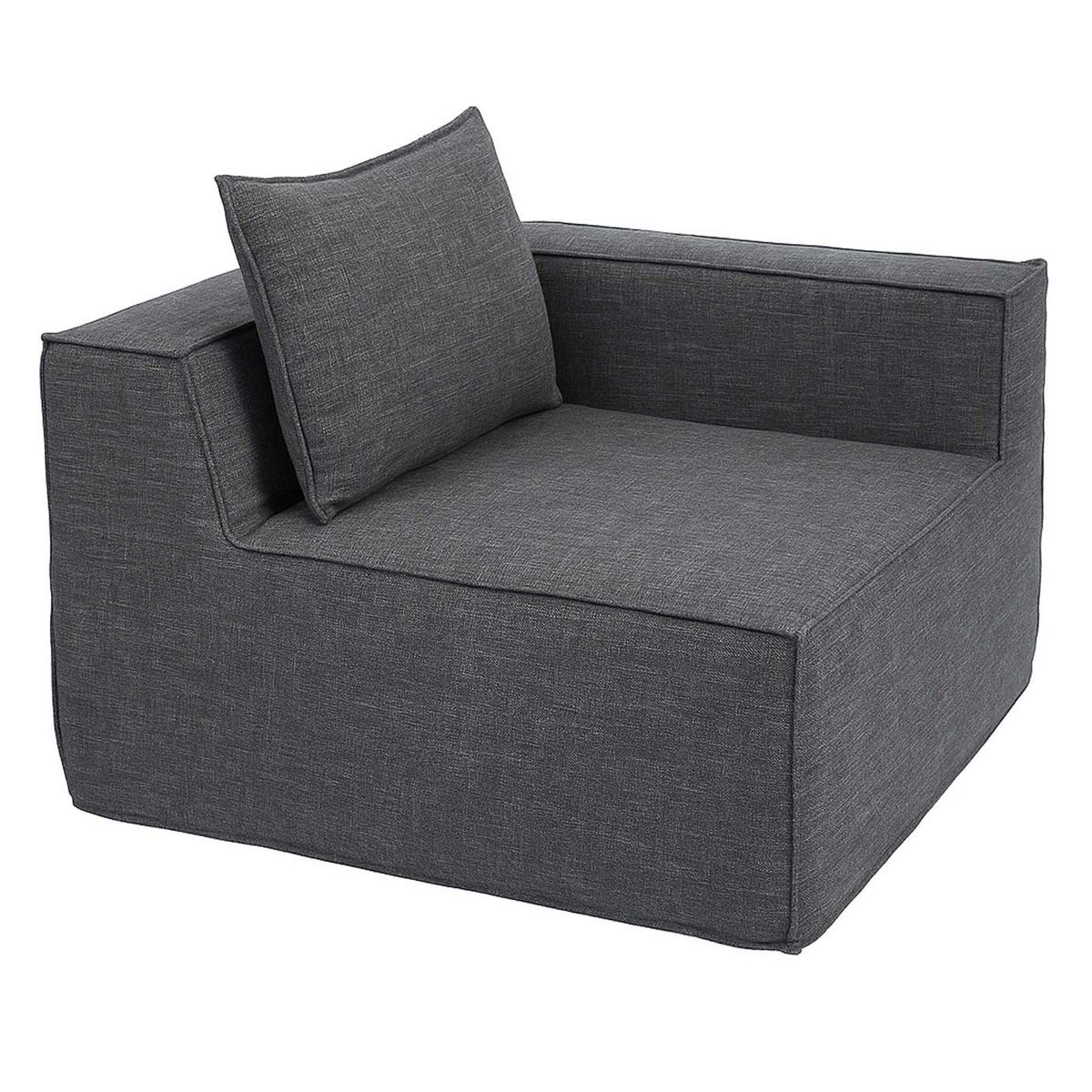 ECKTEIL Grau - Grau, Textil (97/63/97cm) - MCW