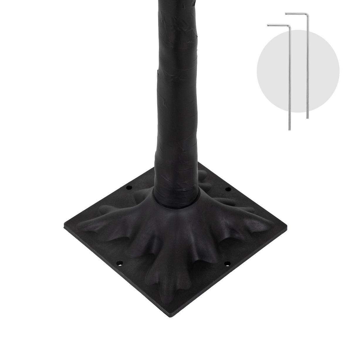 LED-BAUM 120 cm mit 480 warmweißen LEDs Flexibel Zweige Außen IP44 - Schwarz, Kunststoff (90/120/90cm) - ECD-Germany