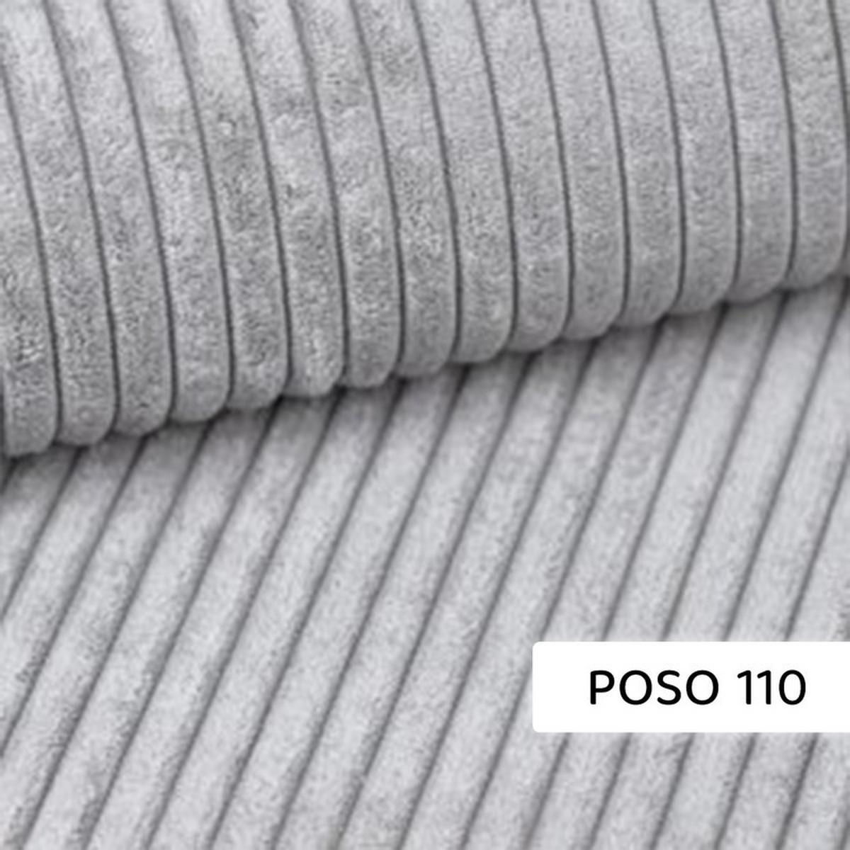ECKSOFA ANTON rechts, mit Schlaffunktion und Bettkasten Hellgrau - Chromfarben/Hellgrau, Textil/Metall (274/203cm) - Idohome