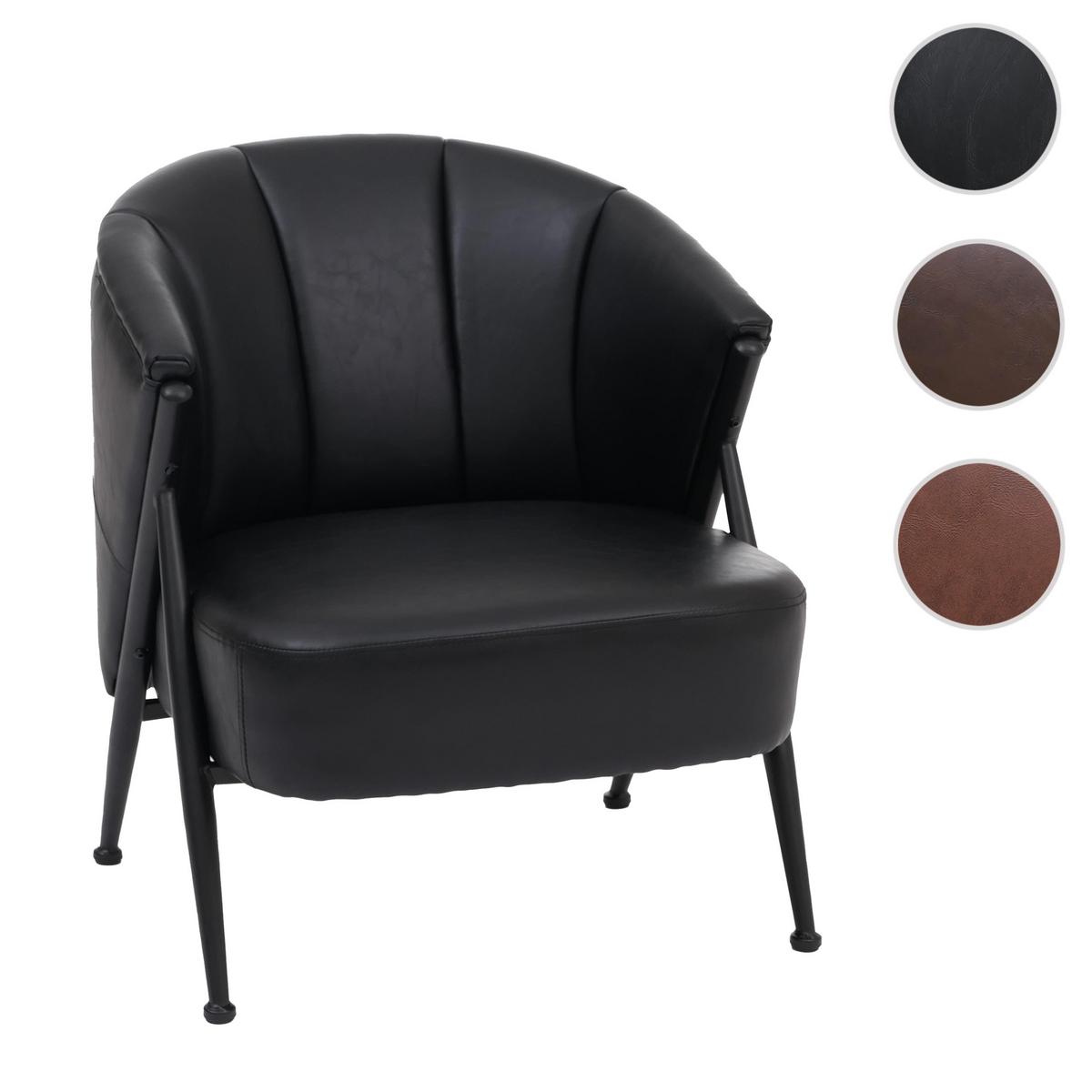 SESSEL Schwarz - Schwarz, Kunststoff (65/74/72cm) - MCW