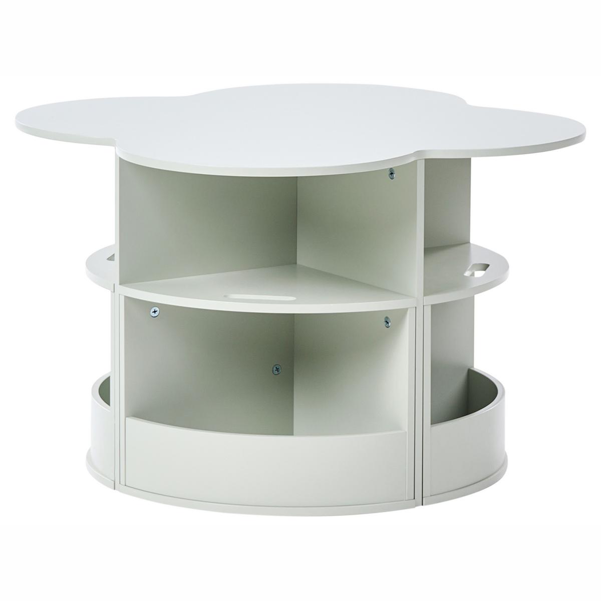 KINDERTISCH mit Stühlen Hellgrün Tiboo - Hellgrün, Holzwerkstoff (61/48/61cm) - Beliani