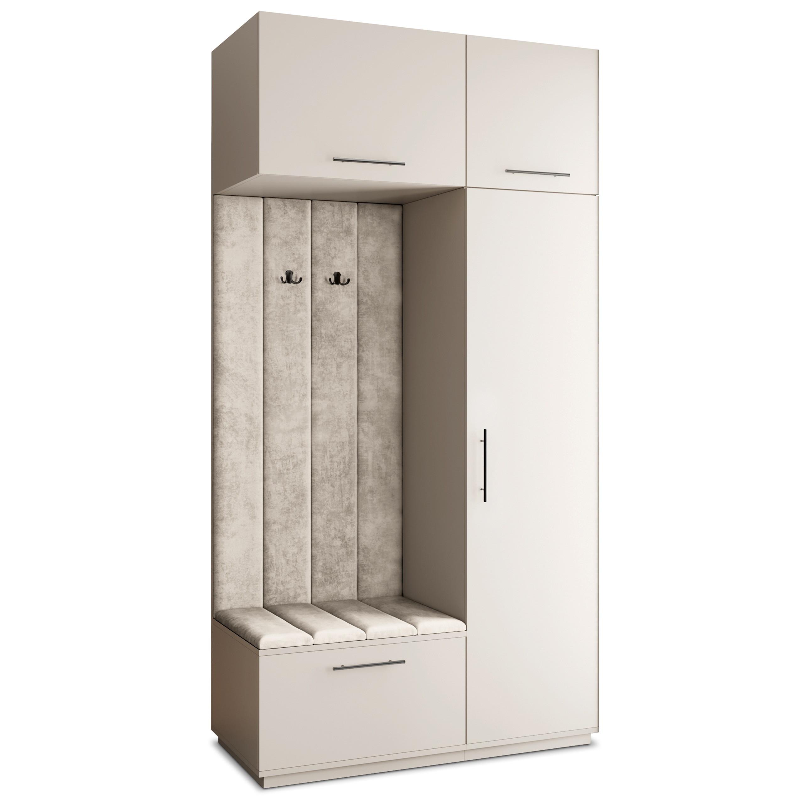 GARDEROBENSCHRANK REMA 120/240/60 cm Modern Kaschmir - Kaschmir/Beige, Holzwerkstoff (120/240/60cm) - MASSENO