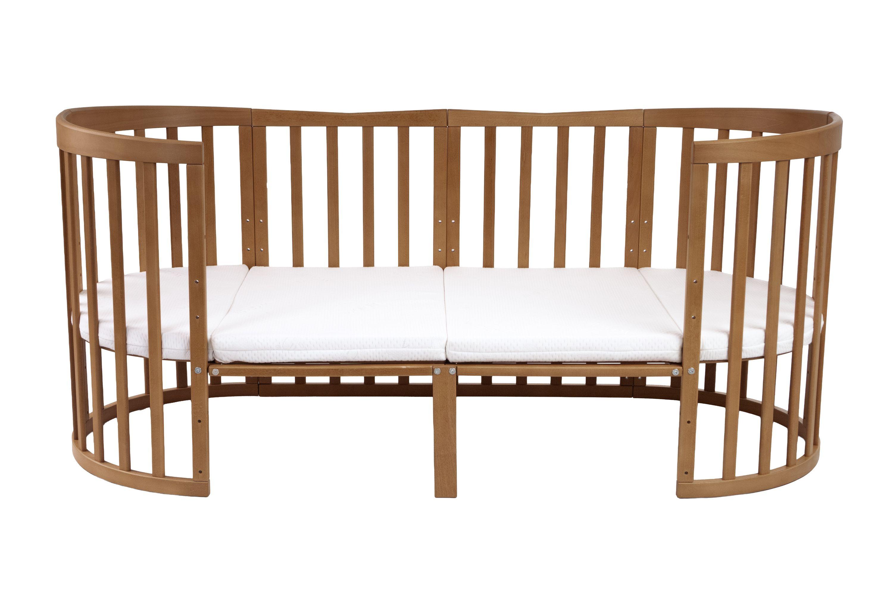 BABY Bett-Erweiterung 174 cm - Braun, Holz - waldin