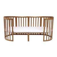 ERWEITERUNG auf 178cm für Babybett 7in1, KEIN BETT - Braun, Holz - waldin