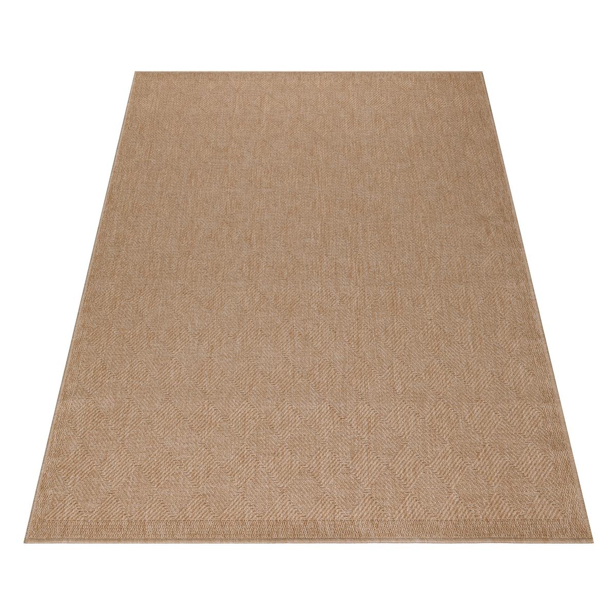 OUTDOORTEPPICH KASBERG, im Vintage-Stil, aus Polypropylen, Beige, 140 x 200 cm - Beige, Textil (200/140cm) - KADIMA DESIGN