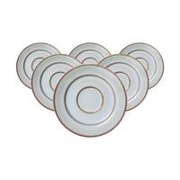 KAFFEEUNTERTASSEN Portofino grau ø 15,5 cm 6er Set - Grau, Keramik (15.5cm) - Ritzenhoff Breker