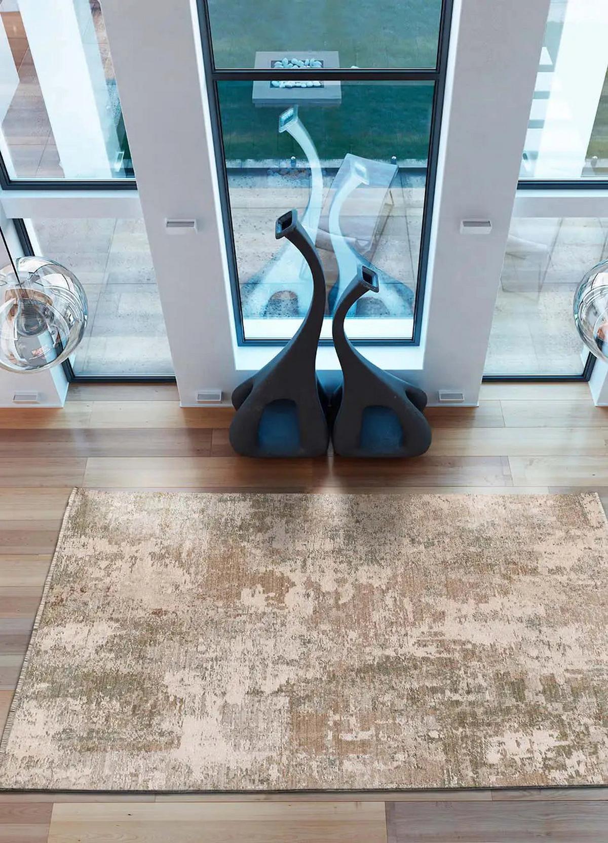 KURZFLORTEPPICH Beige / Grün Ona 200/290 cm - Beige/Grün, Textil (200/290cm) - Atticgo