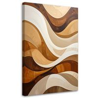 LEINWANDBILD 3D und geometrisch 20x30cm - Beige, Textil (20/30cm) - Feeby