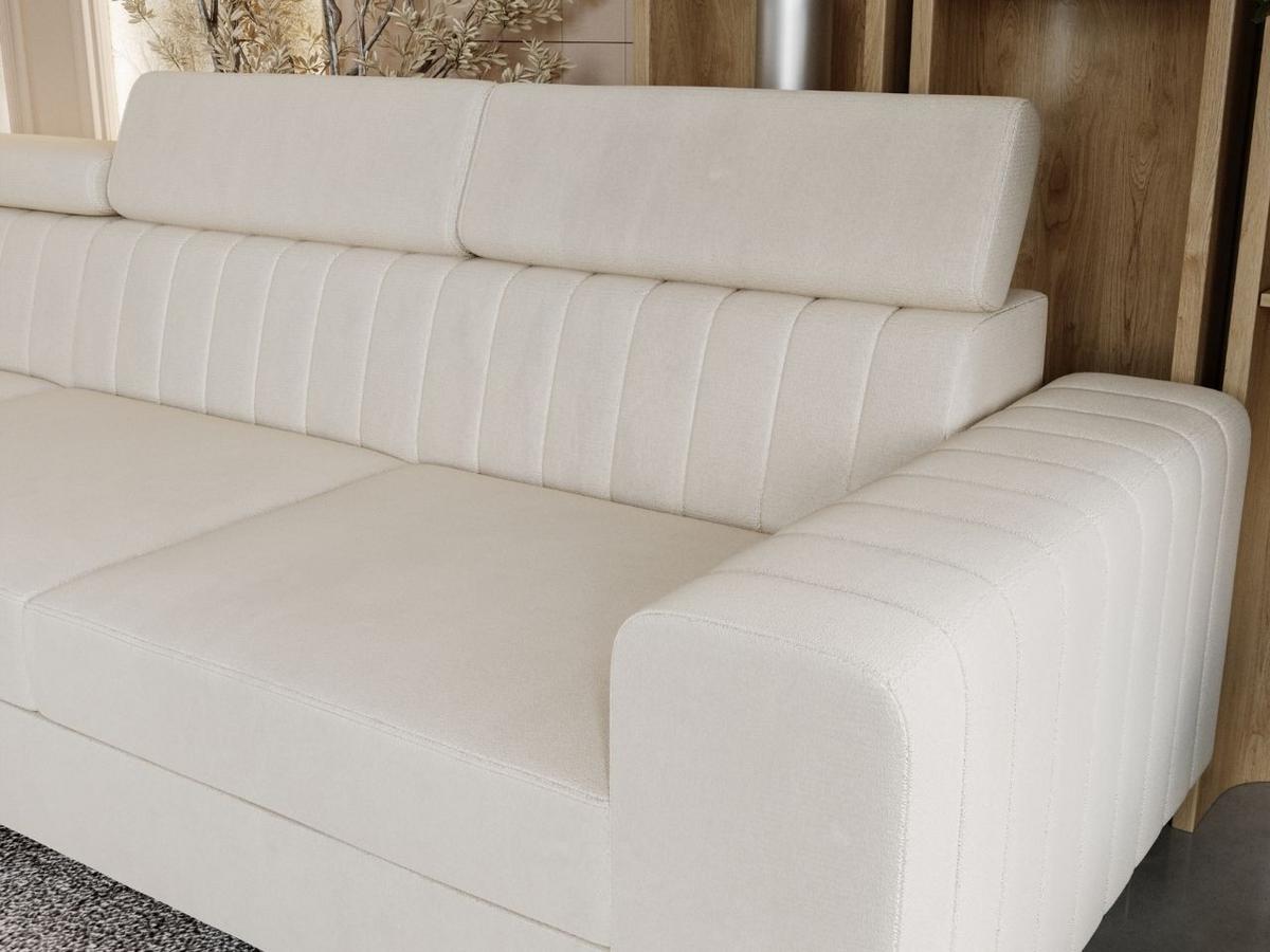 ECKSOFA Berona Beige Links - Beige, Holz/Textil (255/190cm) - Graingold