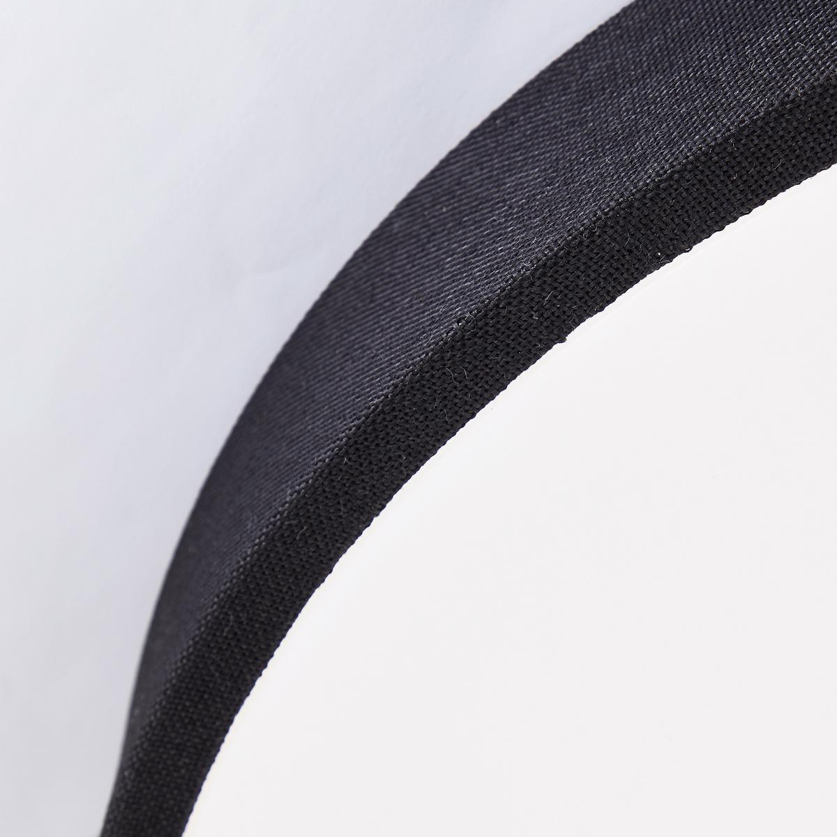 DECKENLEUCHTE Filiz G80821/76 - Schwarz, Metall (49/49/8cm) - Brilliant
