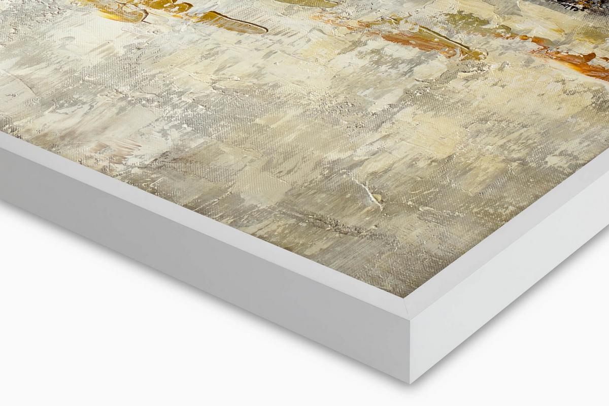 ACRYLBILD HANDGEMALT 100/50 cm - Braun, Holz/Textil (100/50cm) - KUNSTLOFT
