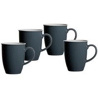 KAFFEEBECHER Doppio Anthrazit 320 ml 4er Set - Anthrazit, Keramik (0.32L) - Ritzenhoff Breker