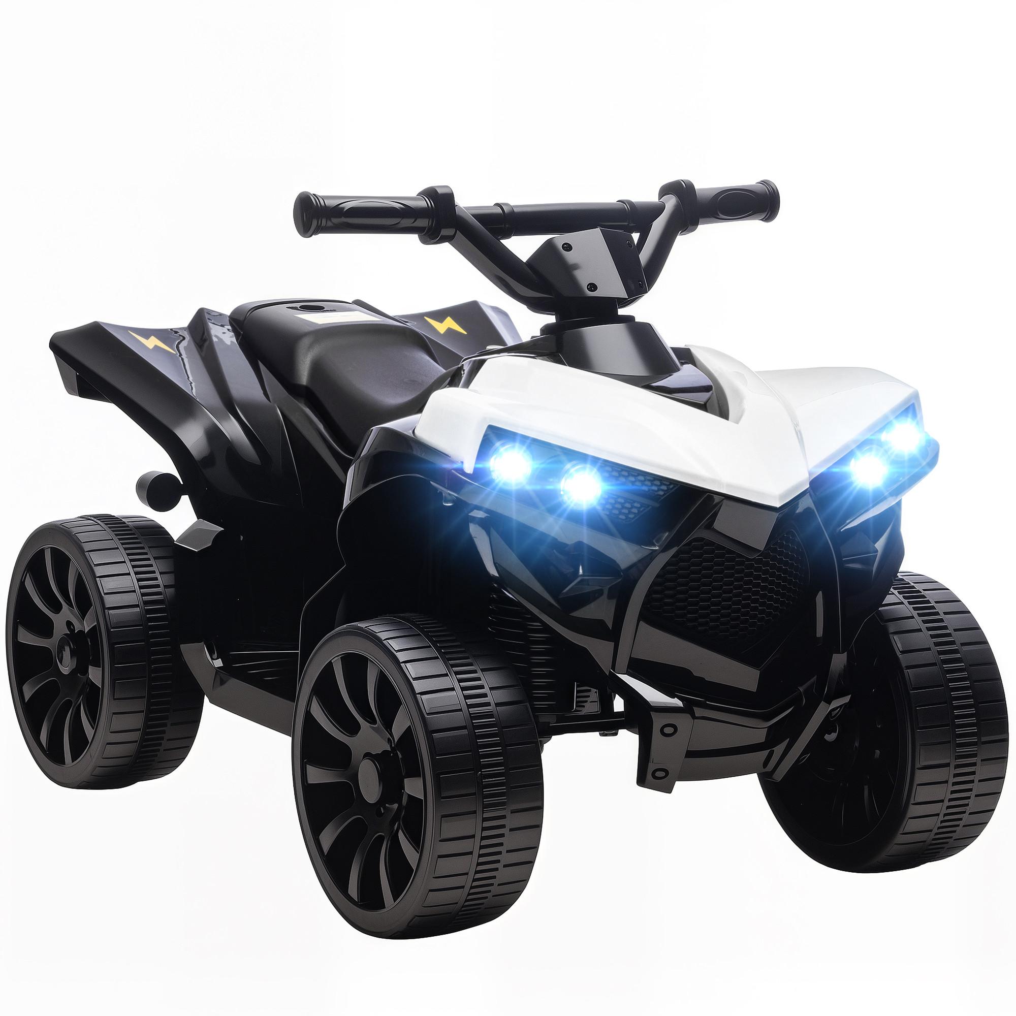KINDER QUAD mit Scheinwerfer Weiß - Weiß, Metall (70/42/45cm) - AIYAPLAY
