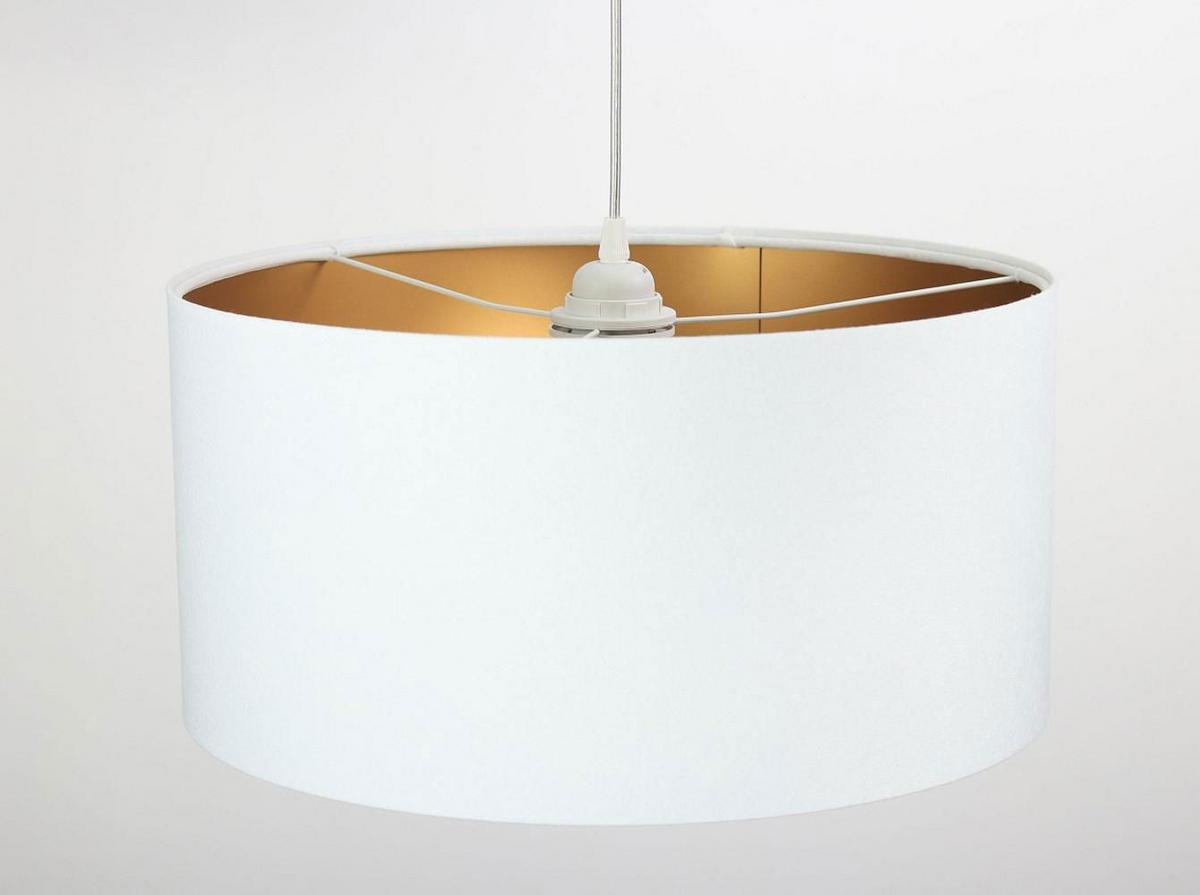 HÄNGELEUCHTE Gold 40/20 cm - Goldfarben/Weiß, Kunststoff (40/0.6/20cm) - ONZENO