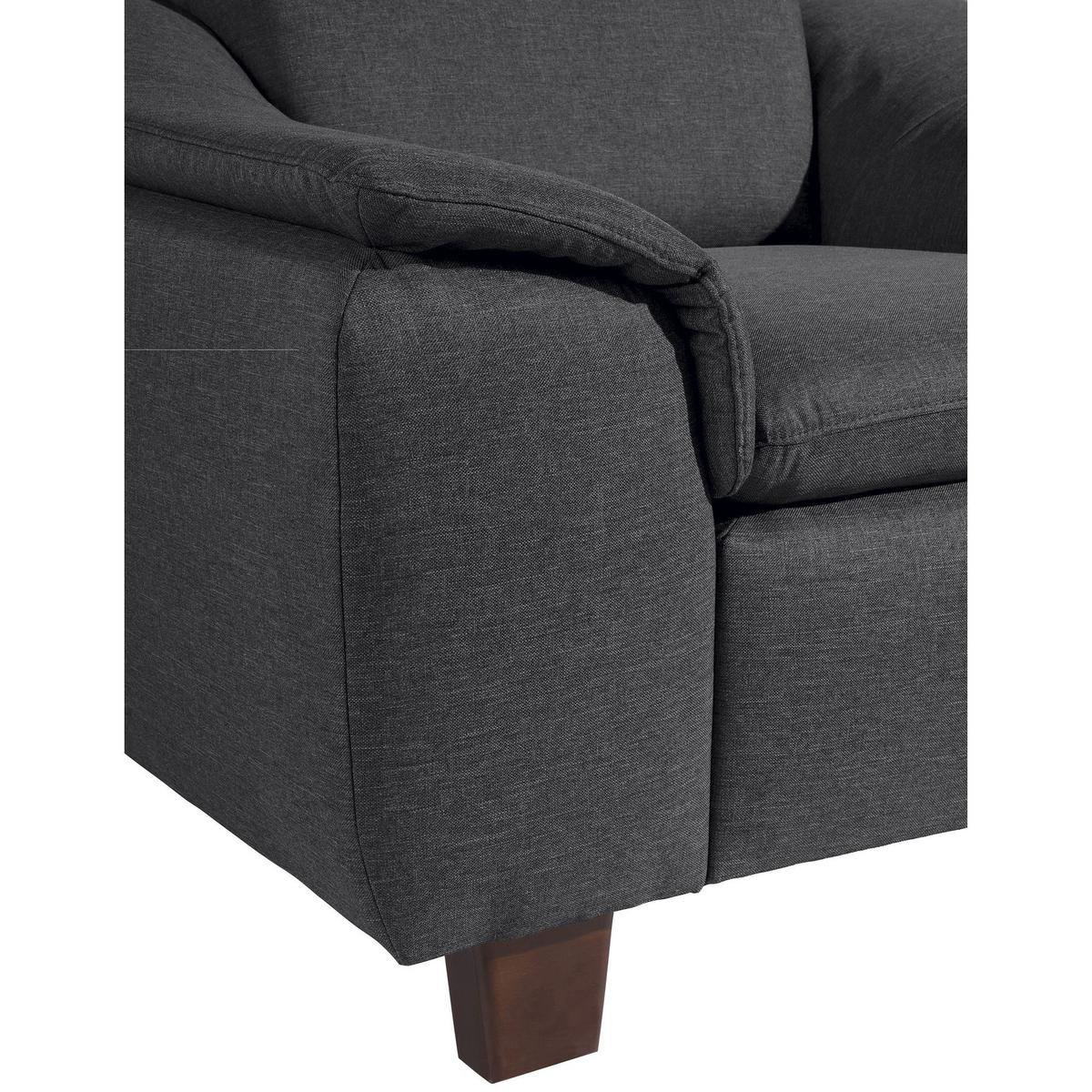 POLSTERSESSEL Kaylil Flachgewebe graphit - Graphitfarben, Kunststoff (87/82/100cm) - 58aufmkessel