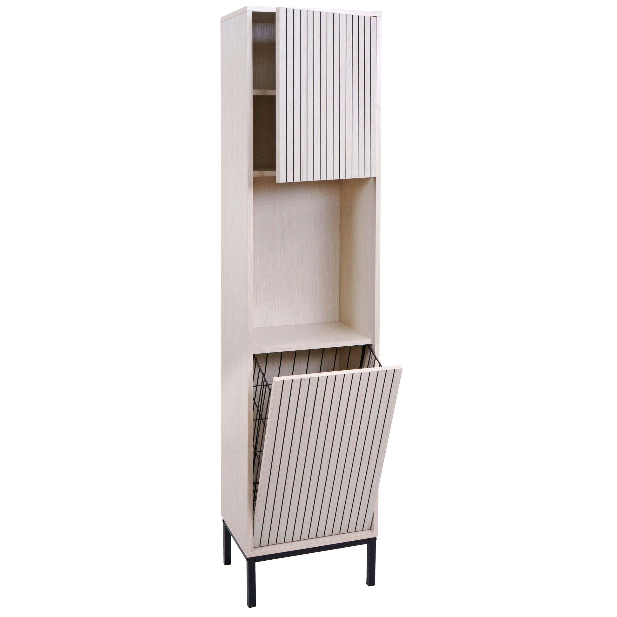 HOCHSCHRANK Beige - Beige, Holzwerkstoff (39/174/30cm) - MCW
