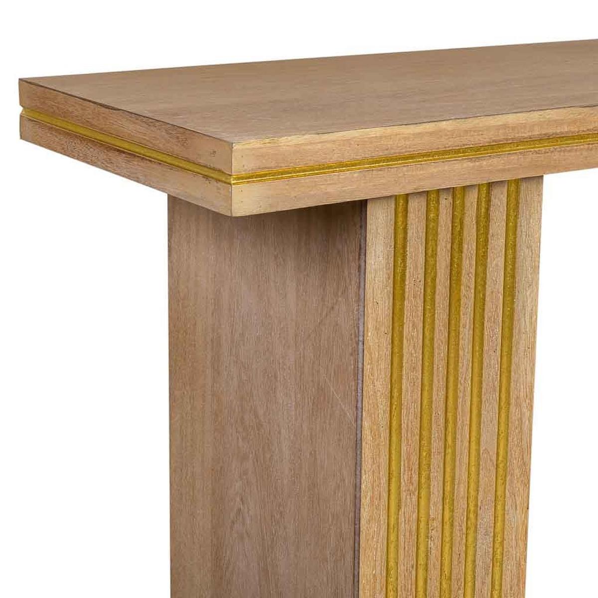 FLURTISCH aus Holz, braun, 141x40x82 - Braun, Holz (40/140/81cm) - Wanderlust