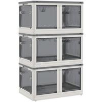 AUFBEWAHRUNGSBOX, Truhe 69L, Weiß - Weiß, Kunststoff (42/34/60cm) - HOMCOM